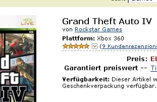 GTA IV Xbox 360 Amazon