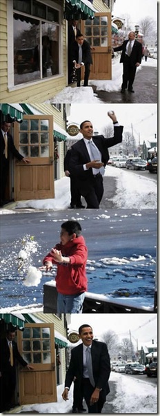 obama snowball attacke