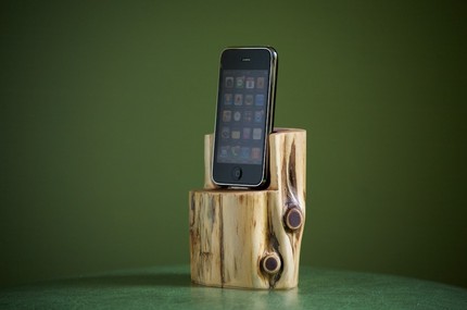 Holz iPhone iPod Touch Docking Station