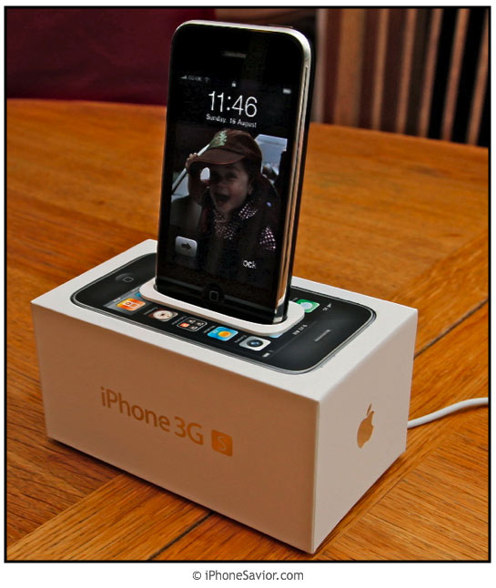 iPhone Packung Docking Station