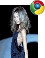 if browsers were women - chrome