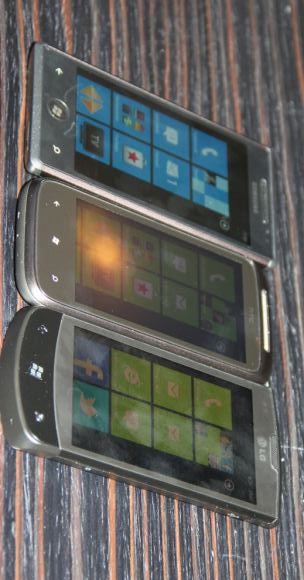 Samsung OMNIA 7 - HTC 7 Mozart - LG E900 OPTIMUS 7