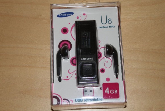 Samsung YP-U6 verpackt