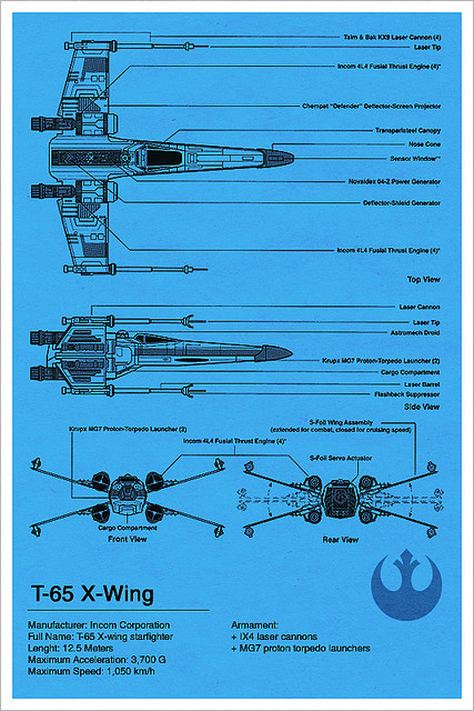 X-Wing Blueprint