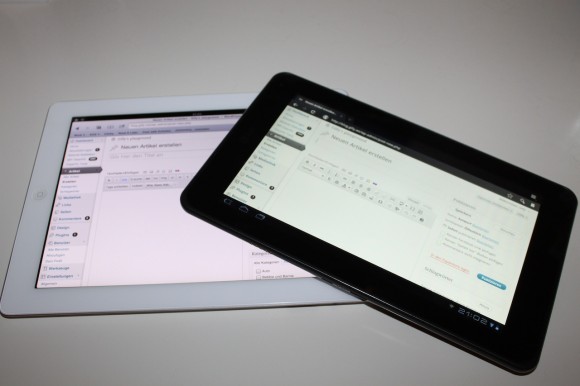 Wordpress bloggen iOS iPad Android Honeycomb