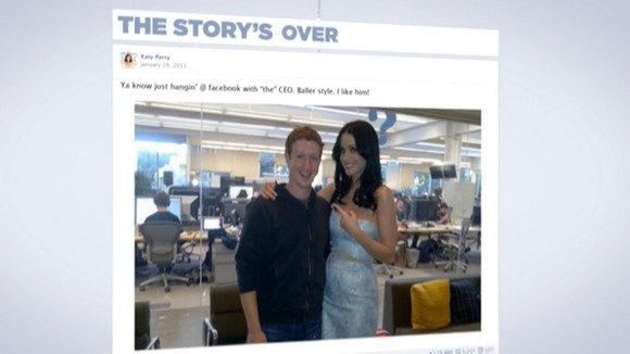 Katy Perry mit Marc Zuckerberg