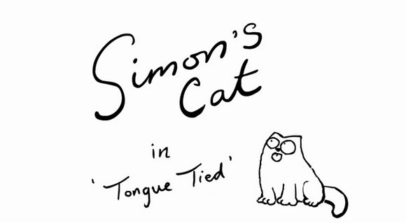 Simon's Cat Tongue Tied
