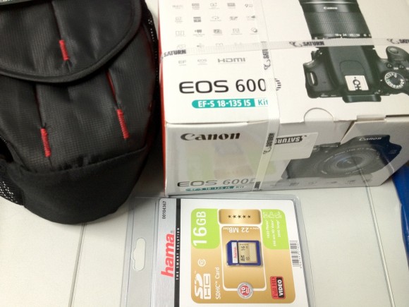 Neue Kamera Canon EOS 600D