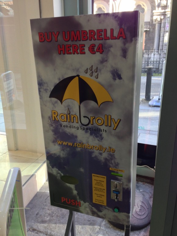 Regenschirm-Automat