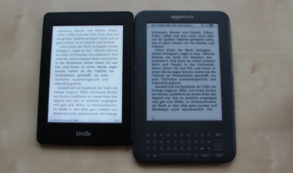 Kindle paperwhite vs Kindle 3 - Kindle keyboard