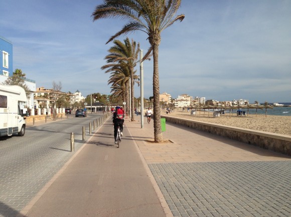 4 Von Palma de Mallorca nach Can Pastilla mit dem Fahrrad