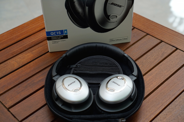 Bose QuietComfort 15 Kopfhörer mit Acoustic Noise Cancelling Test 04