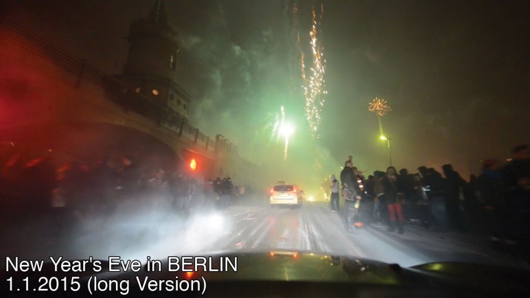 20 Minuten mit dem Auto durch die Silvester-Knallerei in Berlin