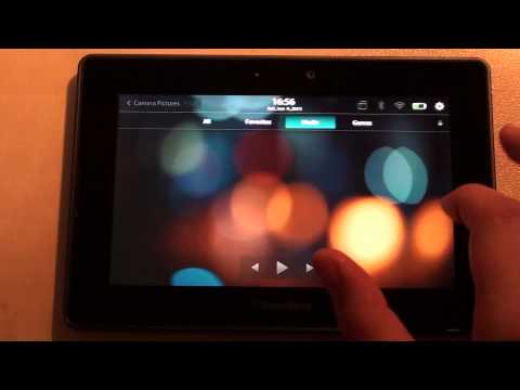 BlackBerry PlayBook Review / Video-Testbericht / QNX-Walk-Through