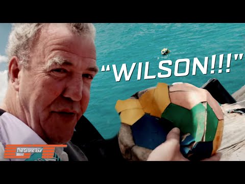Jeremy Clarkson Makes Himself Laugh Recreating The Wilson Scene From Cast Away | The Grand Tour