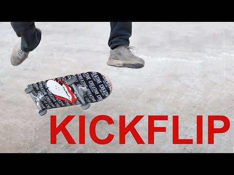 LEARN TO KICKFLIP IN 5HOURS AND 47MINS