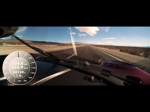 Koenigsegg Agera RS Nevada High Speed Run 0-400-0
