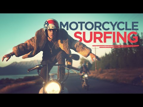 MOTORCYCLE SURFING at INSANE SPEEDS! (DO NOT TRY THIS)