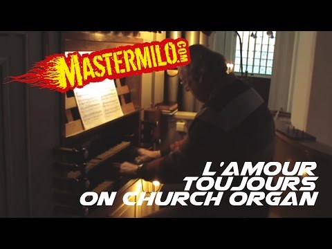 Gigi d&#039;Agostino - L&#039;amour toujours on church organ