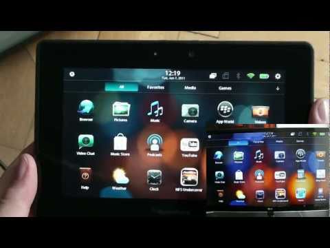 BlackBerry PlayBook HDMI-Ausgang im Test