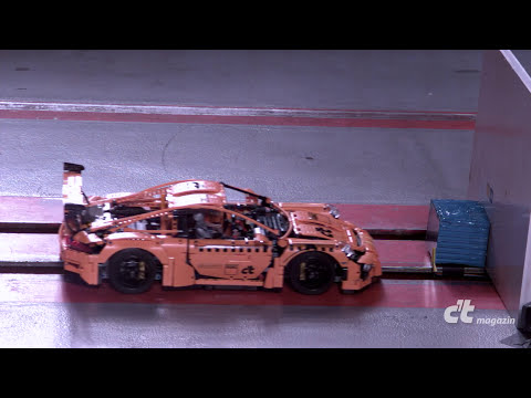 LEGO-Porsche im ADAC Crashtest mit 46km/h!