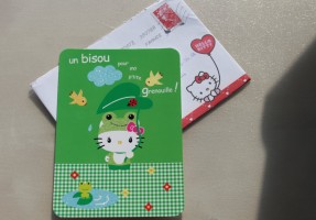 Hello Kitty Postkarte